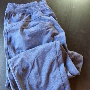 Lululemon Heather Navy Blue Joggers
